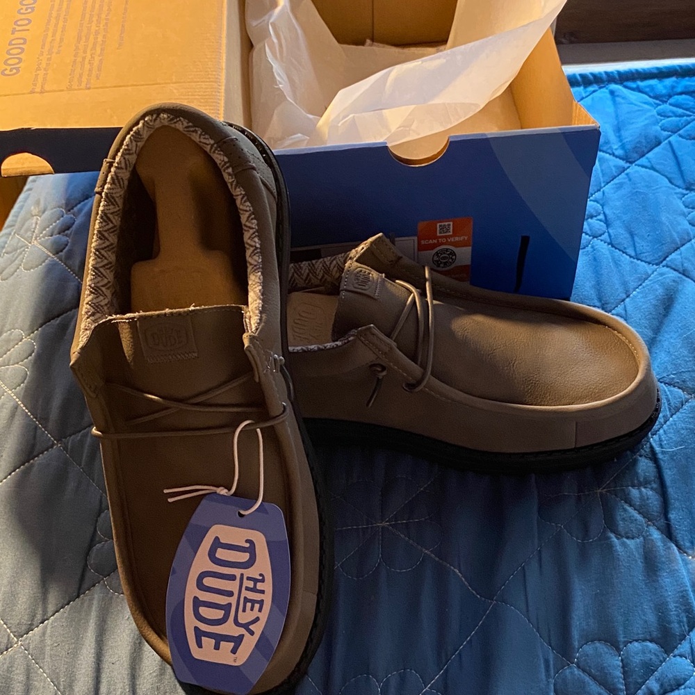 Hey Dude Men's Walky Classic Grey Loafers